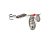 Блесна Царь-Рыба 2345 вращающаяся, тандем №8, 25гр